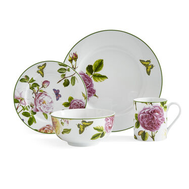 Home 16 Piece Set, Roses Home 16 Piece Set, Roses